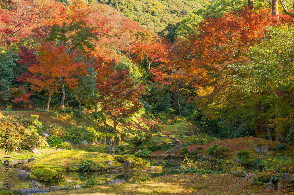 清水寺（福岡県みやま市）の本坊庭園