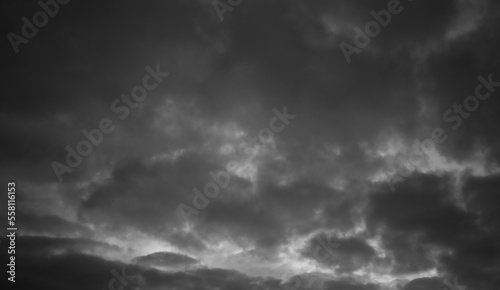 Black and white infrared clouds 