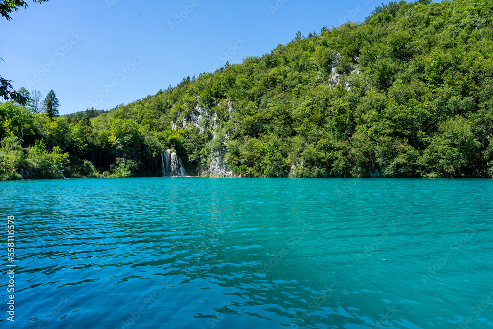 Plitvice National Park, where the beautiful natural environment is well preserved