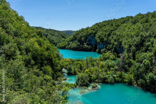 Plitvice National Park, where the beautiful natural environment is well preserved