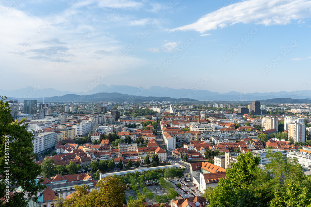 View of the city from Ljubljana Castle