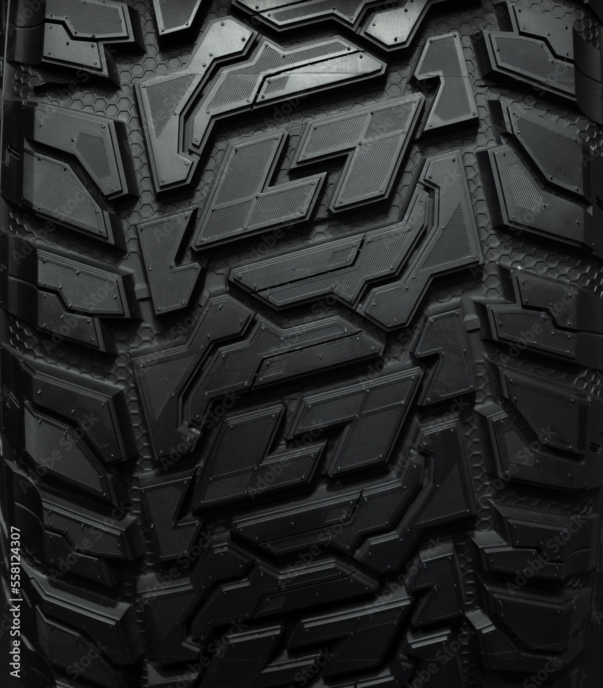 offroad tires and tires for crossovers and SUVs Stock Photo Adobe Stock