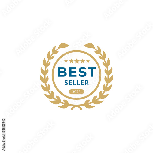 Best Seller Labels on white background. Vector