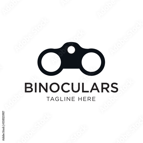 binoculars icon vector logo design. binoculars template quality logo symbol inspiration