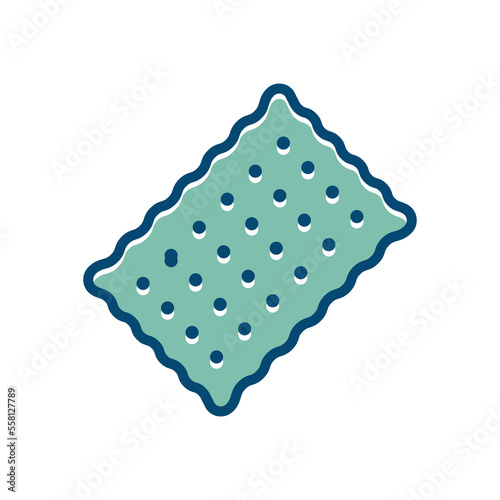biscuit icon vector design template in white background