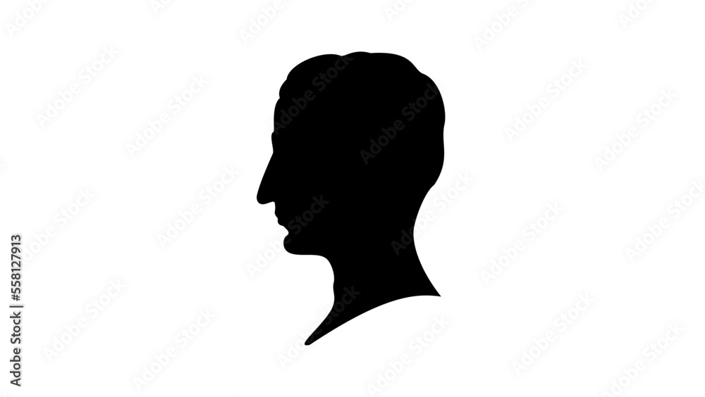Julius Caesar silhouette