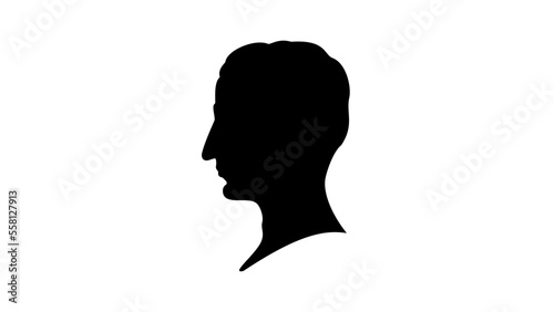 Julius Caesar silhouette