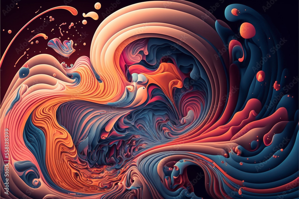 trendy abstract colorful fluid waves background trendy abstract colorful fluid waves background