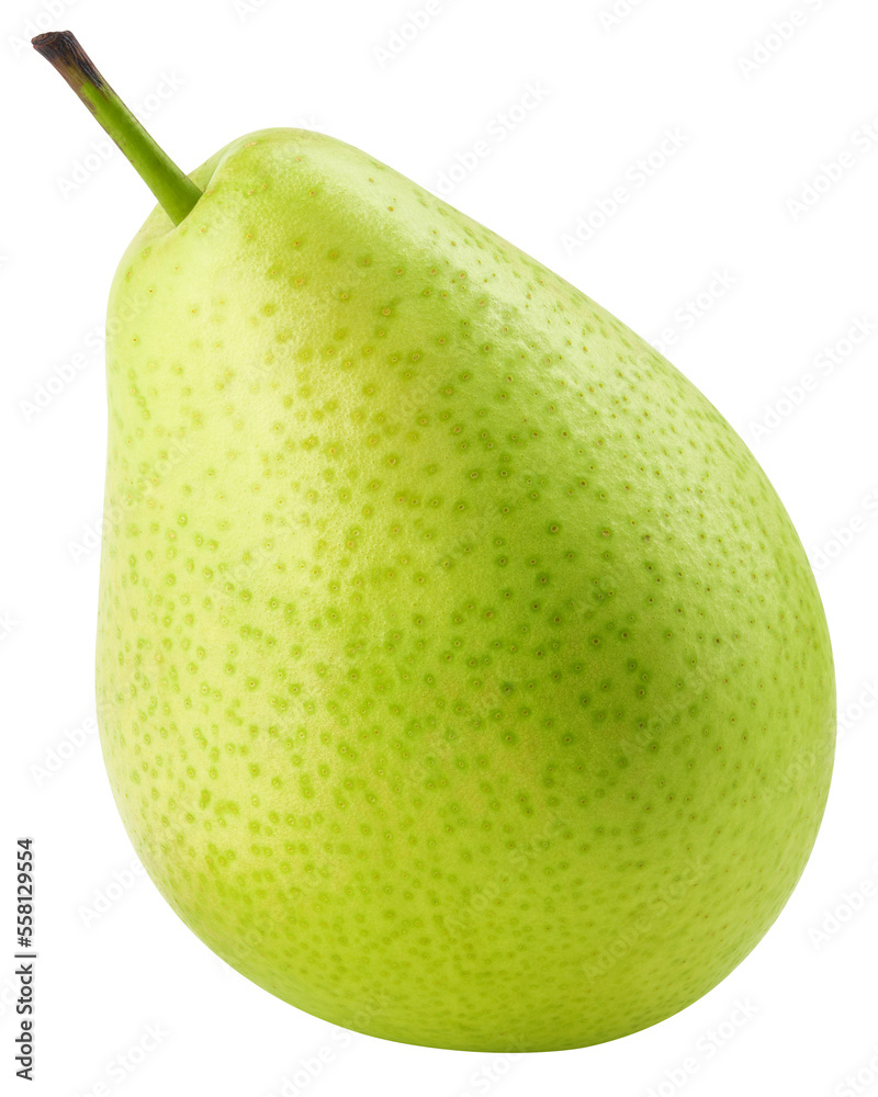 Pear isolated on white background, clipping path, full depth of field Pear isolated on white background, clipping path, full depth of field