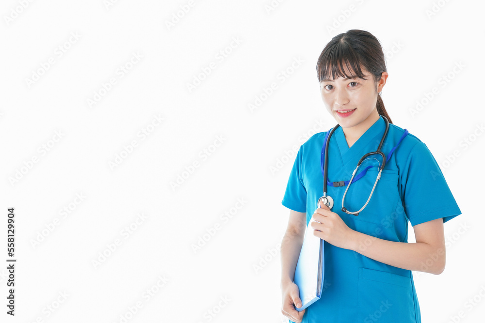 笑顔の若いナース 笑顔の若いナース