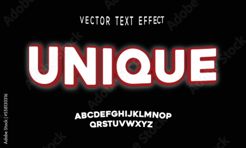UNIQUE Retro, vintage text effect, editable 70s and 80s text style