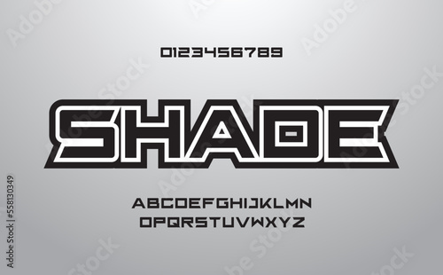 SHADE, Retro Style Text Effect Mockup