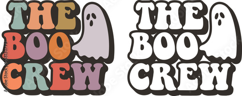 The Boo Crew, 
Halloween Matching SVG design for friends,
Halloween Matching Shirts design for friends,
BFF Halloween shirts design,
