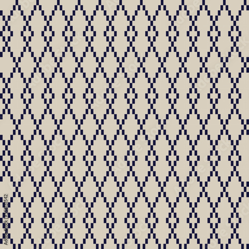 Argyle Fair Isle Seamless Pattern Design