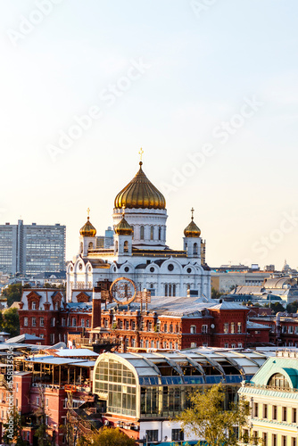 View at the Cathedral of Christ the Saviour in Moscow, Russia, Europe