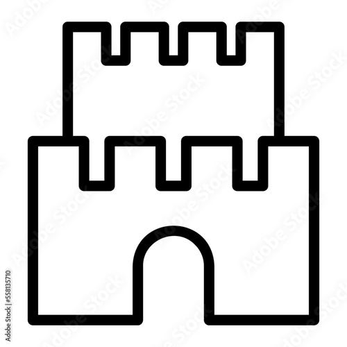 sand castle icon