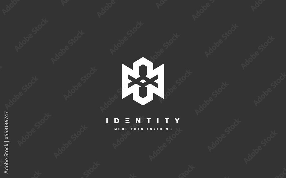 Trendy logo template with modern style. Trendy logo template with modern style.