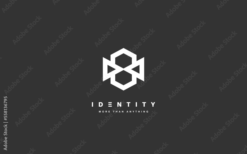 Trendy logo template with modern style. Trendy logo template with modern style.