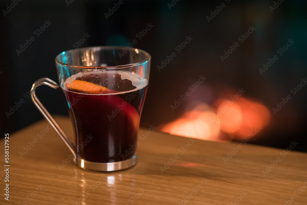 glass of cooked wine glass of cooked wine