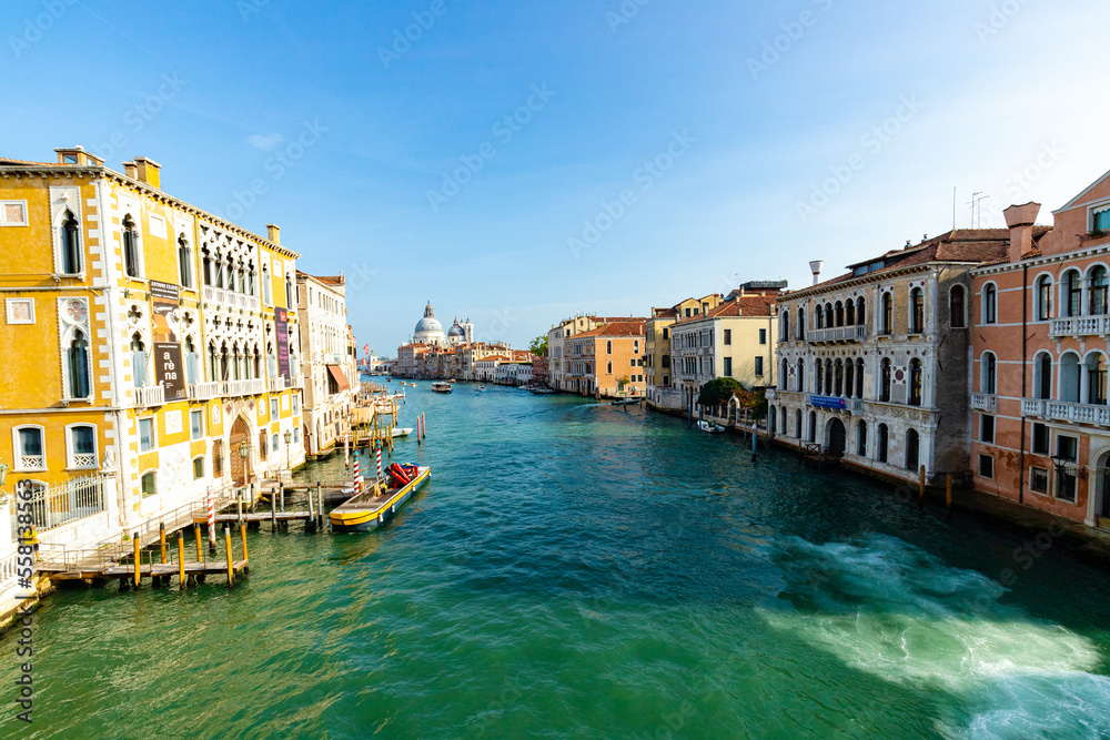 Grand Canal in Venice, Italy. A romantic place for a trip.