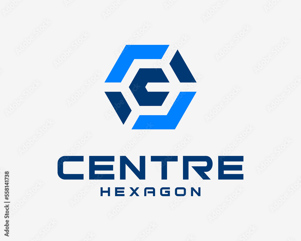 Letter C Hexagon Hexagonal Polygon Cube Geometric Structure Modern Monogram Vector Logo Design Letter C Hexagon Hexagonal Polygon Cube Geometric Structure Modern Monogram Vector Logo Design