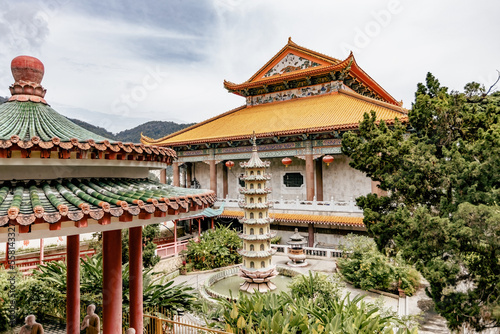 Kek Lok Si Buddhist temple pagoda in Georgetown  Penang  Malaysia
