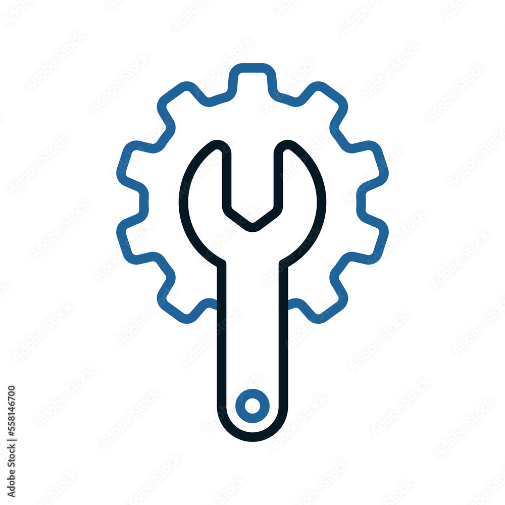 Maintenance icon. sign for mobile concept and web design. vector illustration Maintenance icon. sign for mobile concept and web design. vector illustration