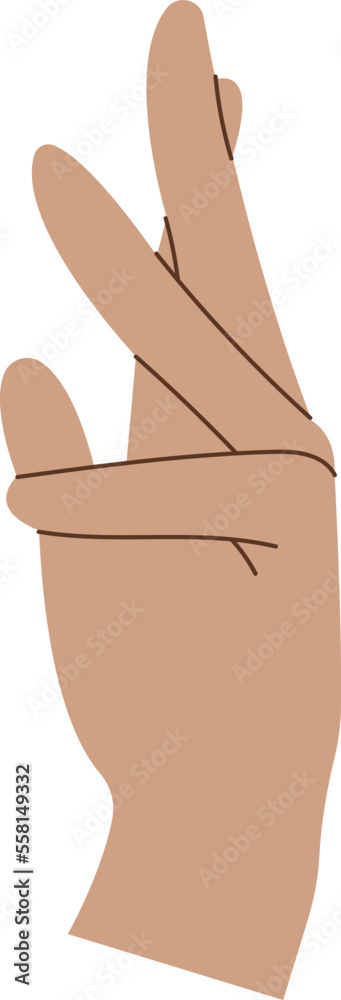 Showing hand and fingers flat icon Showing hand and fingers flat icon