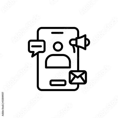 Social Media Campaign icon in vector. Logotype