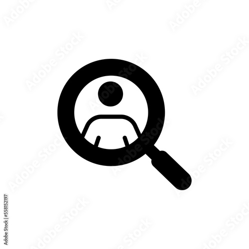 Job Candidate icon in vector. Logotype photo