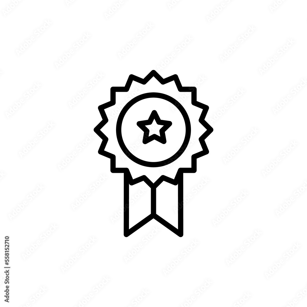 Badge icon in vector. Logotype