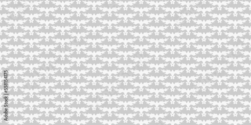 Seamless background pattern with decorative elements on gray background vector illustration