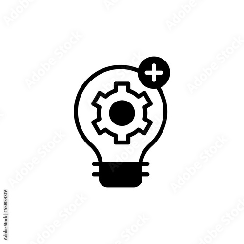 Improve Idea icon in vector. Logotype