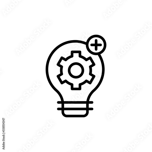 Improve Idea icon in vector. Logotype