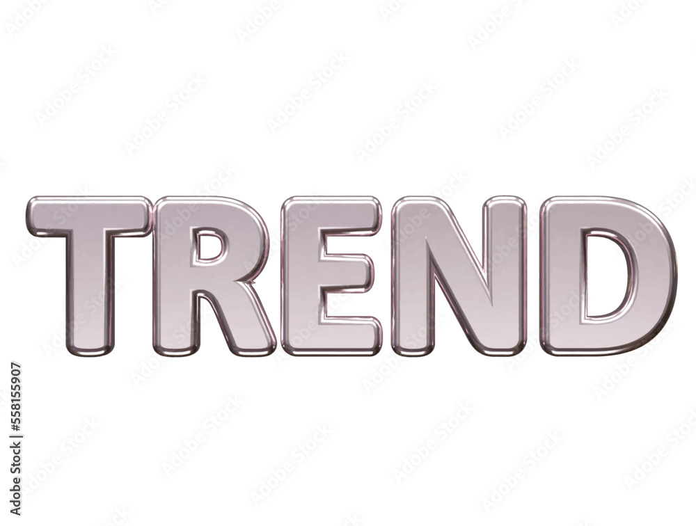 Trend text effect vector illustration Trend text effect vector illustration