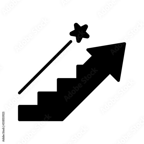 Career icon. sign for mobile concept and web design. vector illustration