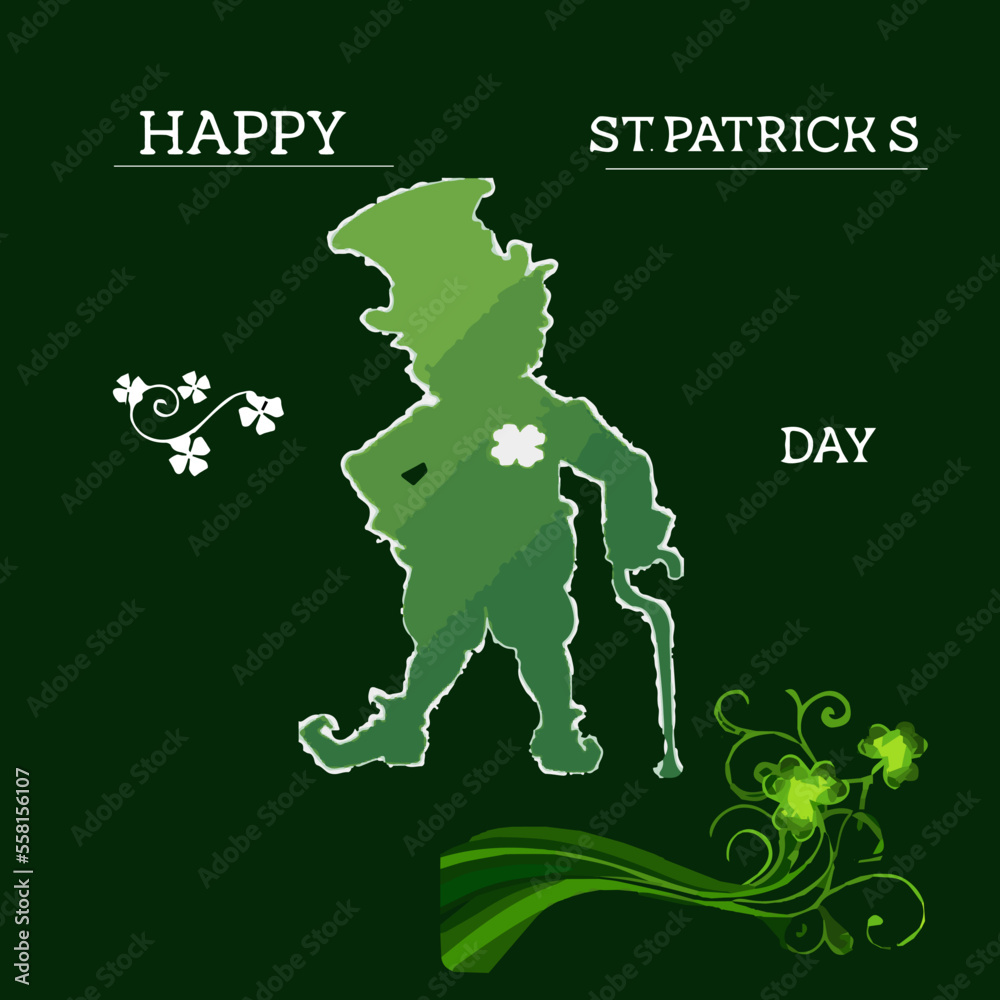 Fototapeta premium Happy st. patrick's day