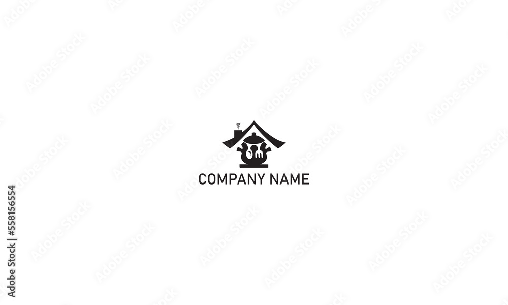 restaurant home logo design