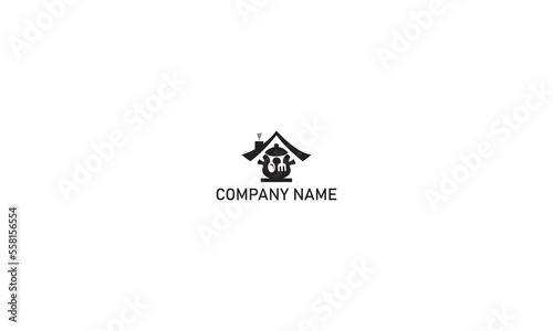 restaurant home logo design