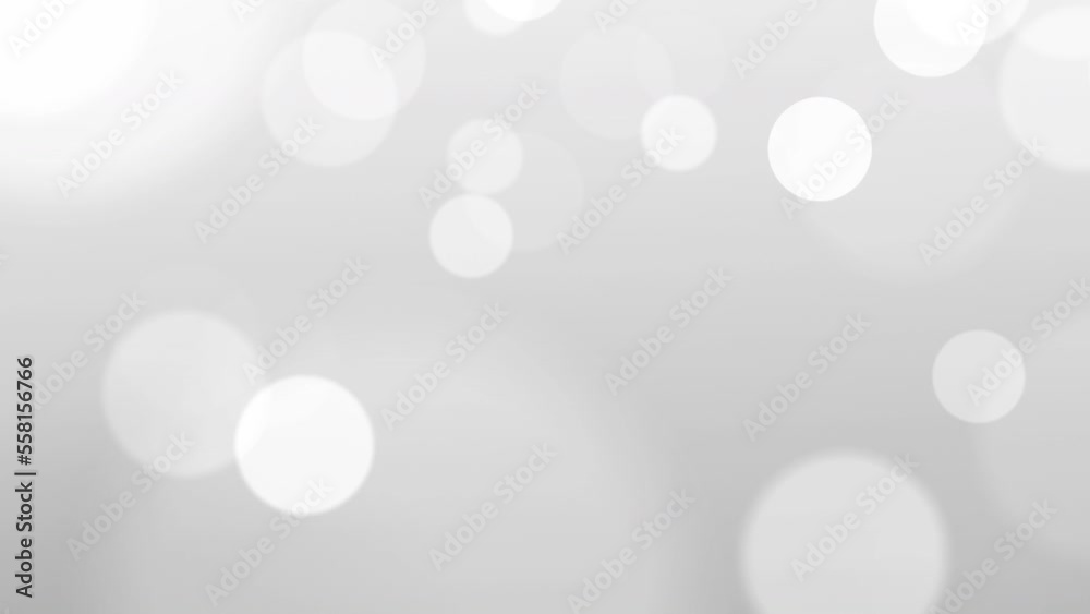 White bokeh background. Seamless loop. White bokeh background. Seamless loop.