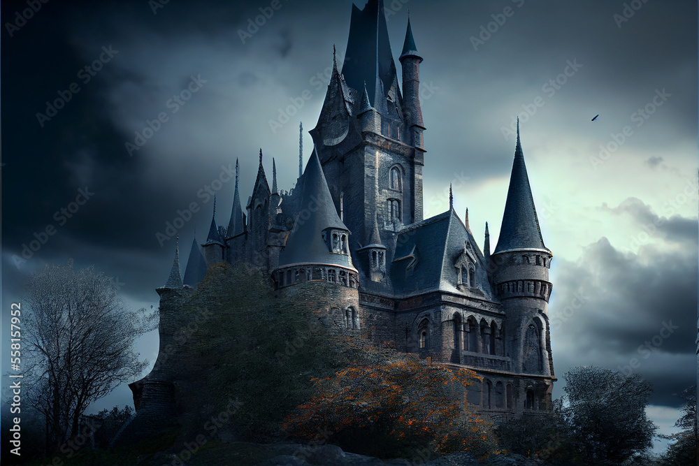 Gothic castle ai art Gothic castle ai art