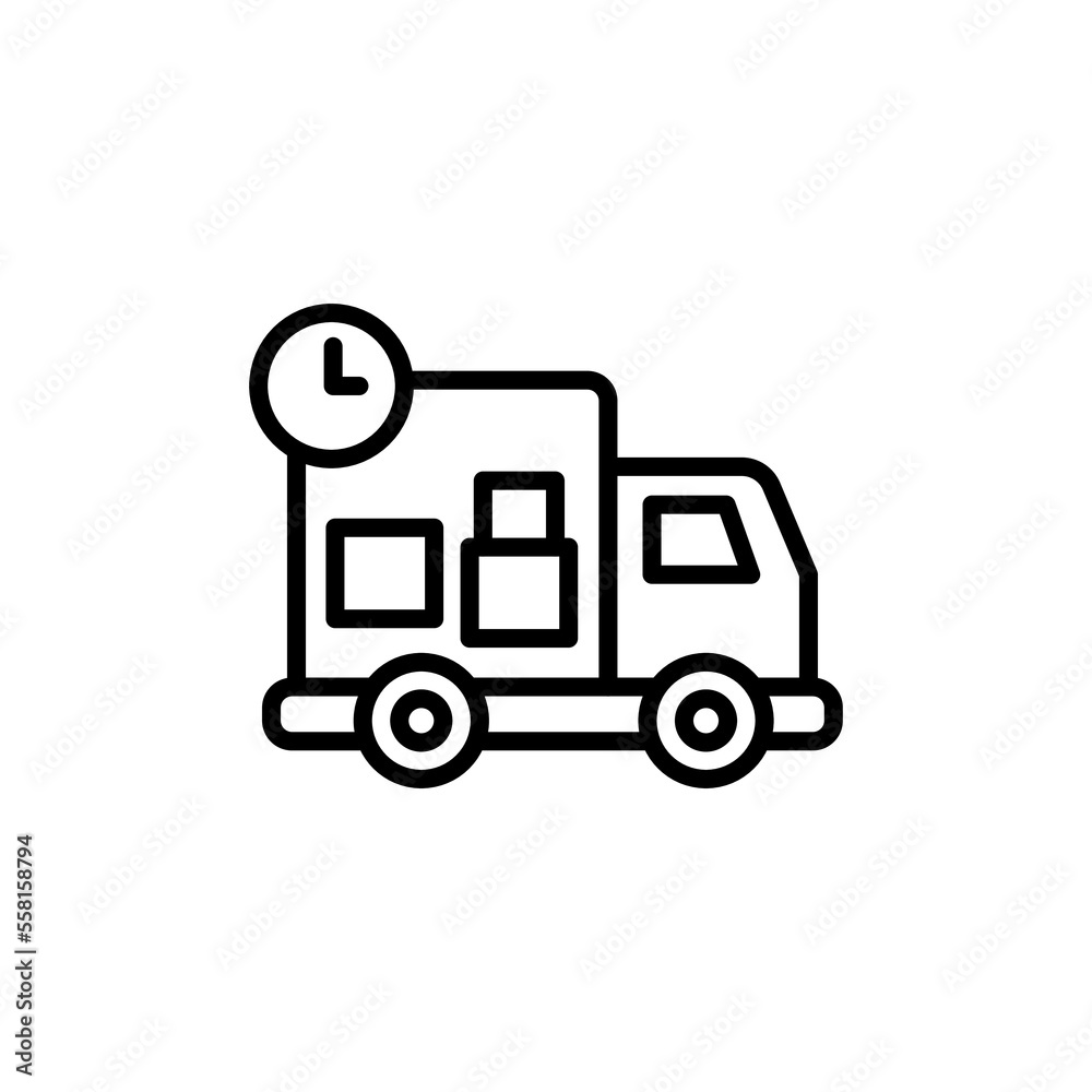 Delivery Service icon in vector. Logotype