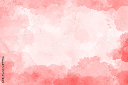 Pink watercolor abstract background © hiznysyahril