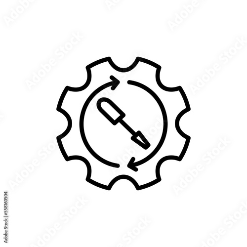 Assistance icon in vector. Logotype