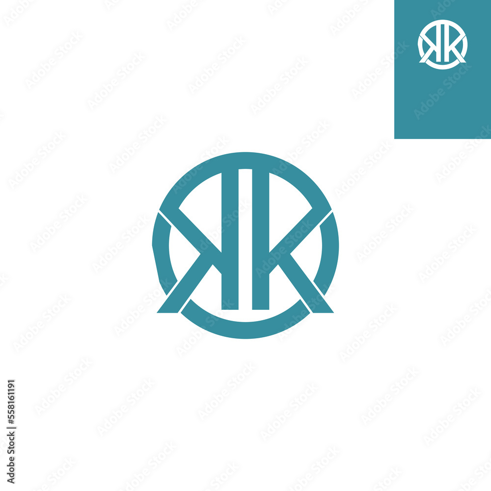 Abstract letter K logo design, vector K letter logo design.