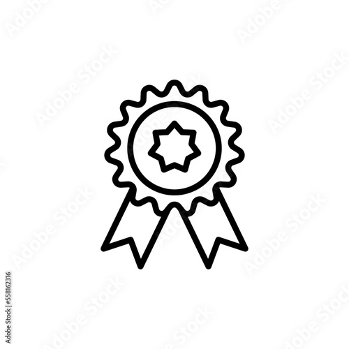 Award Badge icon in vector. Logotype