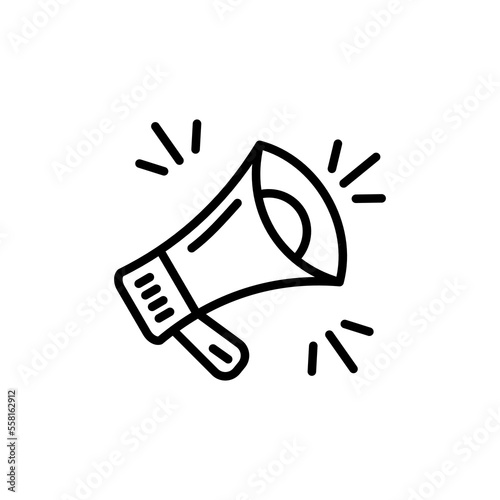 Announcements icon in vector. Logotype