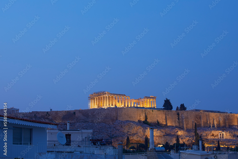 Fototapeta premium The Parthenon and the Acropolis, Athens, Greece