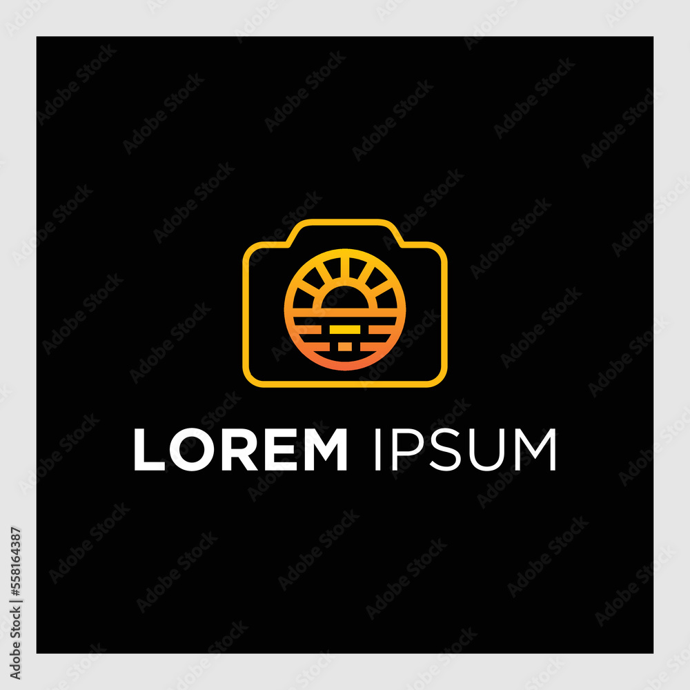 Photo Studio Logo Design Template. Vector Illustration Photo Studio Logo Design Template. Vector Illustration