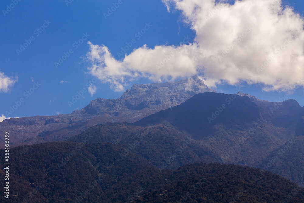 View of the beautiful Sierra Nevada mountain peaks, Venezuela's highest mountain. Los Andes, Merida, Venezuela. View of the beautiful Sierra Nevada mountain peaks, Venezuela's highest mountain. Los Andes, Merida, Venezuela.